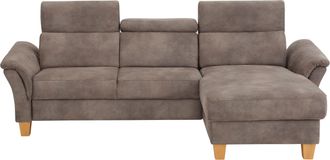 HOME AFFAIRE Ecksofa »Conville L-Form« Federkern, wahlweise mit Bettfunktion und Bettkasten bzw. Stauraum