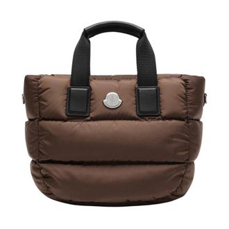 Moncler Mini Caradoc Tote - Dames - Shoppers - Paars - ONE Size - Katoen - Tassen
