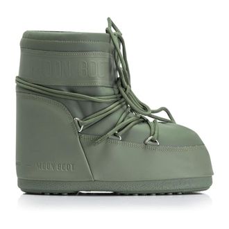 Moon Boot Icon Low Dames Sneeuwlaarzen - Dames - Schoenen - Groen - Maat: 33 EU Synthetisch