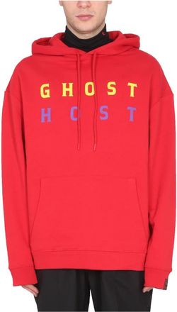 Raf Simons REG Fit Hoodie Sweatshirt - Heren - Hoodies - Rood - M - Hoodies & sweatvesten