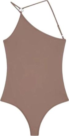 Coperni Maillot - Dames - Bodies - Bruin - M - Tweed - Tops