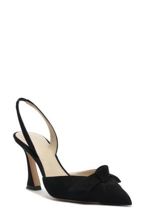 Alexandre Birman Clarita Pointed Toe Slingback Pump in Black at Nordstrom, Size 9.5