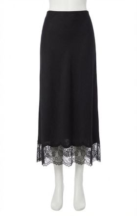 Z Supply Cinder Lace Midi Skirt In Black