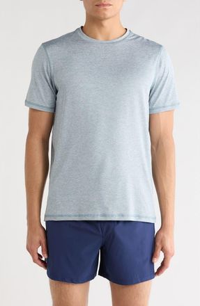 90 Degree by Reflex Nomad Mesh Short Sleeve T-Shirt in Heather Atmospheric at Nordstrom Rack, Size Xx-Large