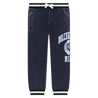 Dolce & Gabbana Logo Joggers - male - Dolce & Gabbana - Sweatpants - Blue - 5 Y - Kids