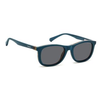 Polaroid Vista + Clip-On - unisex - Polaroid - Sunglasses - Blue - 47 MM - Accessories