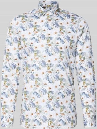 Olymp Level 5 Slim Fit Businesshemd aus Baumwoll-Mix mit Kentkragen in Weiss, Gr&ouml;&szlig;e 38