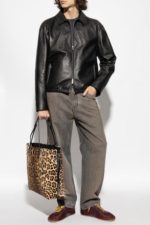 Fendi Jeans With vintage Effect, Mens, Grey