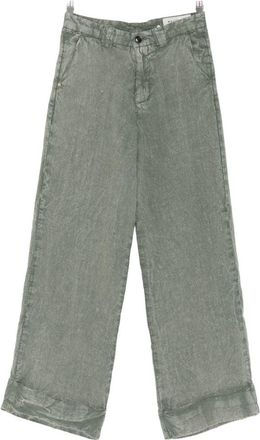 White Sand Witte zandlinnen broek