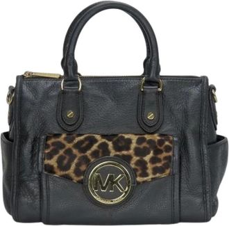 Michael Kors Pre-owned Handbags, female, Black, Size: ONE SIZE Pre-owned Leather Handbag