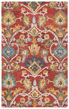 Safavieh Alfombra lana rosso/multicoloree 91 x 152 cm