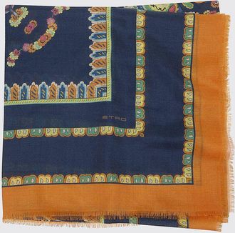Etro Sciarpa Etro in misto cashmere stampato