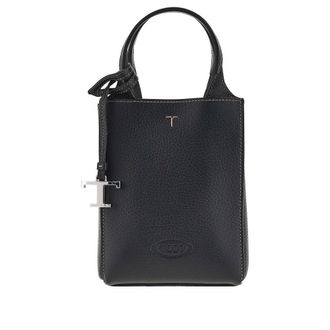 Tod's Grained leather micro tote bag Woman One Size