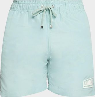 Amiri Men & apos;s Logo Patch Swim Trunks