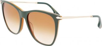 Victoria Beckham Womens VB636S 58 342 Sunglasses - Green - One Size