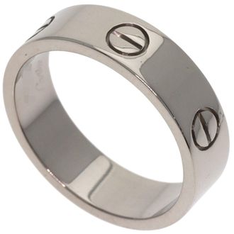 Cartier White Gold White Gold (18K) Band Ring (Pre-Owned)