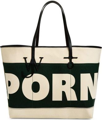 J.W.Anderson XL Anchor Tote in Green/natural at Nordstrom