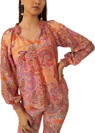 Hale Bob Silk-Blend Mallory Blouse