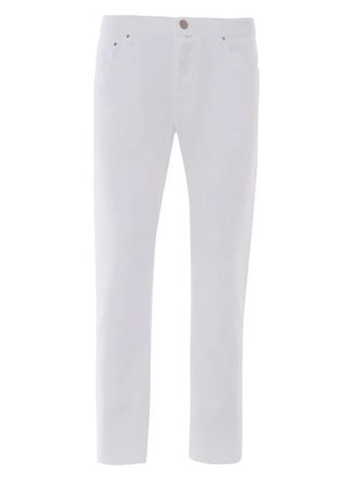 Jacob Cohen Jeans Nick con cinque tasche - Bianco
