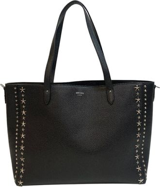 Jimmy Choo London Leather Tote Bag (Pre-Owned)