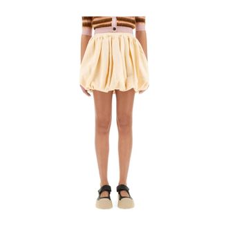 Marni Short Skirts, female, Beige, Size: XS Short Skirt