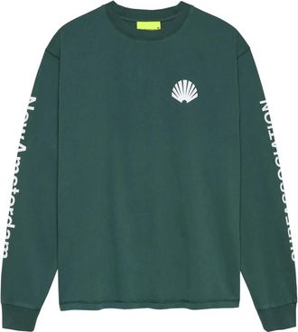 New Amsterdam Surf Association Uomo, Top, Verde, L, new