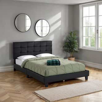 Seconique Arran 46 Bed (Double) in Black | Size: Double