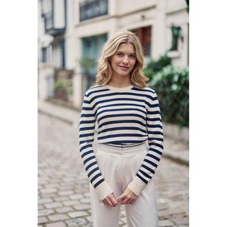 La petite &eacute;toile Trui met ronde hals, MELINA