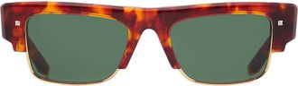Valentino Green Pilot Unisex Sunglasses VLS-164 B 52