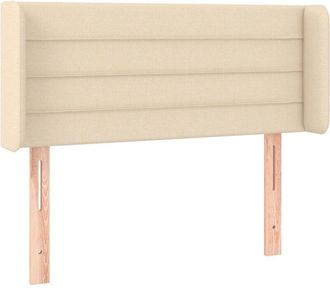 vidaXL Cabecero Con Led De Tela Crema 93x16x78/88 Cm Vidaxl