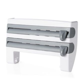 OEM Estanter&iacute;a De Pared Multifuncional Blanca Para Utensilios De Cocina, 39x10x24cm