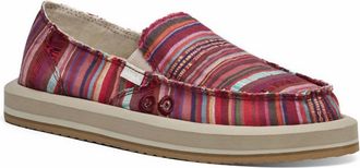Sanuk Womens Donna St Slip On In Boho Multi Hemp