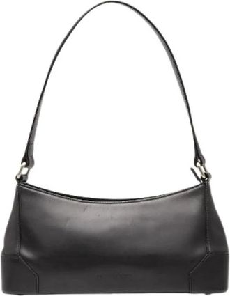 Burberry Pre-owned Shoulder Bags, female, Black, Size: ONE SIZE Pre-owned Leather Shoulder Bag