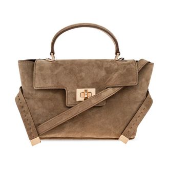 Max Mara Margaux Tas - Dames - Tassen - Beige - Maat: ONE Size Su&egrave;de