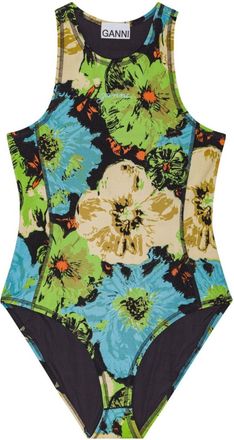 Ganni Multicolor Printed bodysuit
