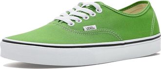 Vans Authentic Skate Shoes Color Theory Lime Burst : Mens 10.5 - Womens 12 Medium, Canvas/Leather/Suede