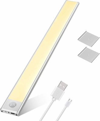 OEM Luz Led Para Debajo Del Gabinete, 76 Led, Recargable, Con Sensor De Movimiento, Usb, Bater&iacute;a, Iluminaci&oacute;n Para Gabinete, Iluminaci&oacute;n De Cocina, Luz Co