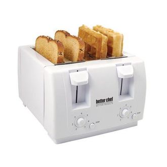 Better Chef 4 Slice Dual Control Toaster in White at Nordstrom