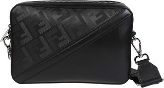 Fendi Black Diagonal Crossbody Bag