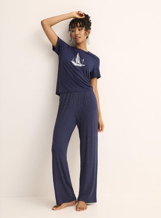 Twik Womens Adorable patterned soft lounge pant