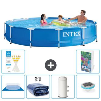 Intex Piscina Con Estructura Redonda - 366x76 Cm - 7-piezas S98