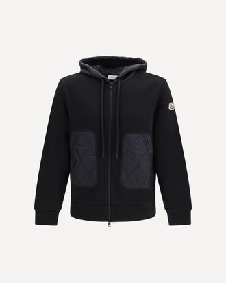 Moncler Hooded zip-up Sweatshirt Male M