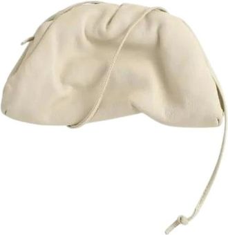 Bottega Veneta Pre-owned Clutches, female, Beige, Size: ONE SIZE Pre-owned Mini pouch