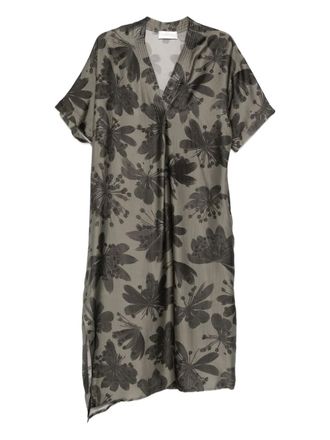 Christian Wijnants Dives floral v-neck dress - Green