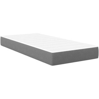 vidaXL Colch&oacute;n De Cama Con Colch&oacute;n Gris Claro 80 X 200 Cm Tela Vidaxl