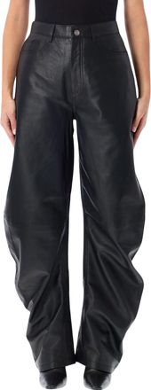 Rotate High-Waisted Voluminous Barrel Wide-Leg Pants