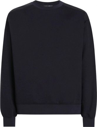 Dolce & Gabbana PLAQUE COTTON SWEATSHIRT Size: 48, colour: BLUE