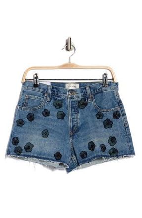 Frame Denim Atelier Embellished Denim Shorts in Juliet at Nordstrom Rack, Size 30