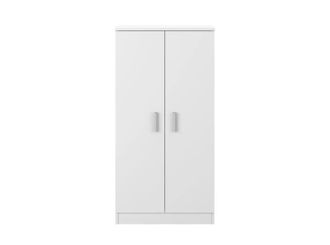 Usinestreet Zapatero 2 puertas 6 estantes - A108 cm - Blanco