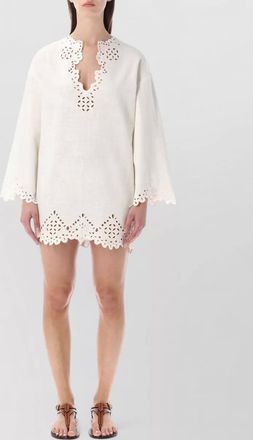 Isabel Marant cotton broderie anglaise mini dress